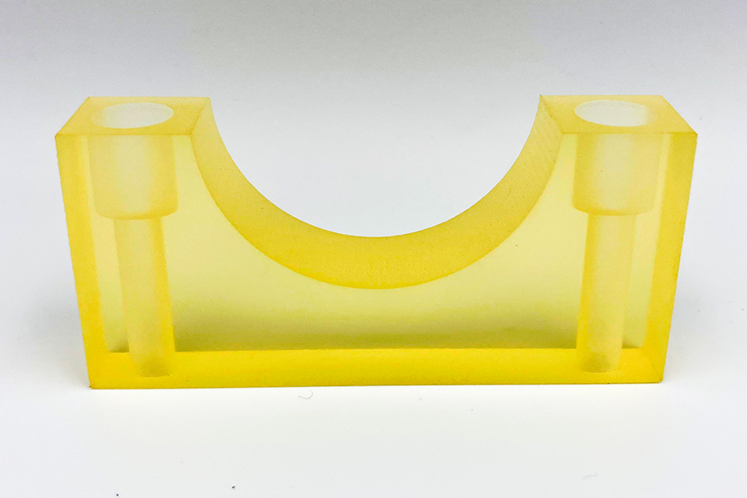 ウォーター加工+穴あけザグリ加工