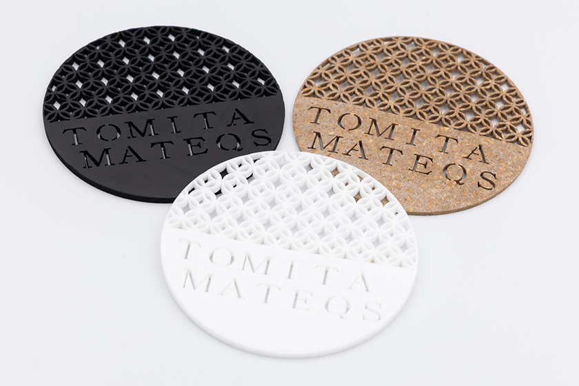 コースター（PTFE、コルク、天然ゴム）